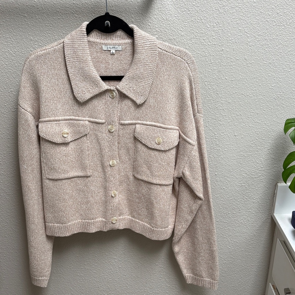 Z Supply Button-Up Sweater Coat